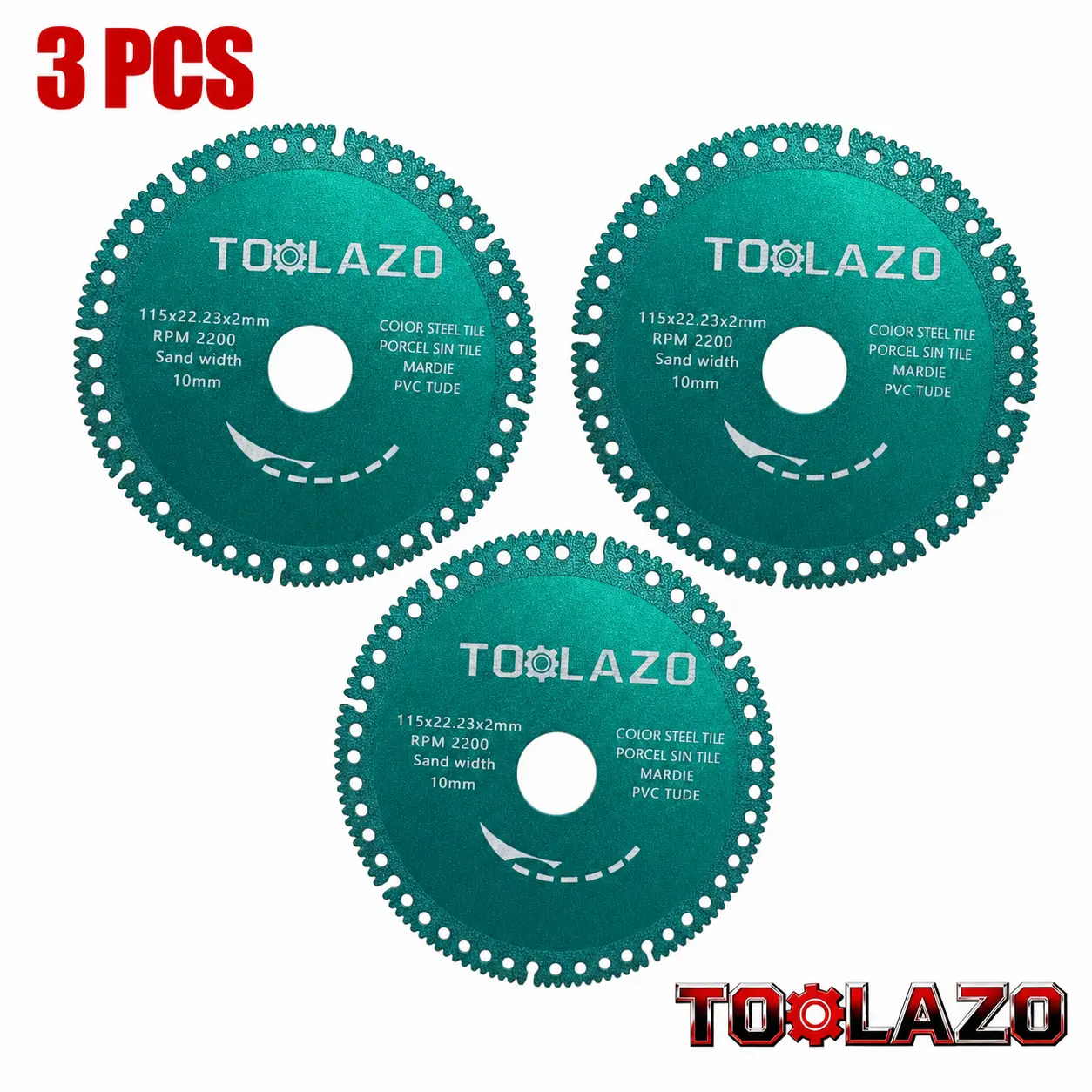 3-Pack Ultra-Thin Diamond Edge Cutting Blades