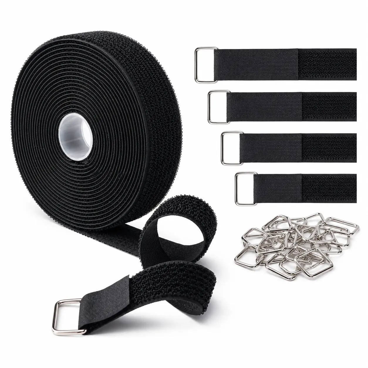 Heavy-Duty Adjustable Nylon Webbing Strap Roll