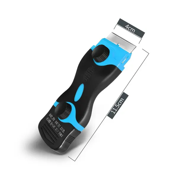 Blue 2-in-1 Scraper Tool with 20 Blades